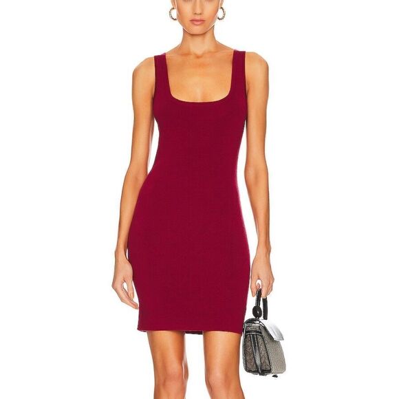 L'AGENCE Dresses & Skirts - NEW L’Agence Hannah Knit Tank Dress Red Dahlia Small